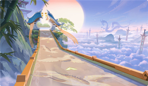 分享《QQ飞车》手游新地图桃园剑阁玩法讲解。 