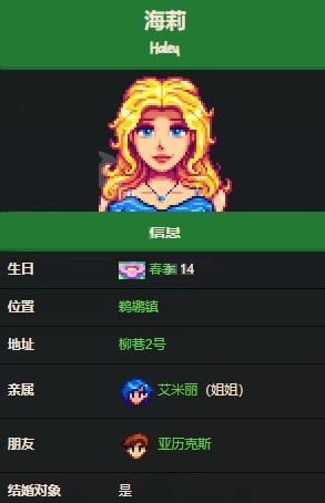 星露谷物语海莉有什么喜好？星露谷物语海莉喜好介绍