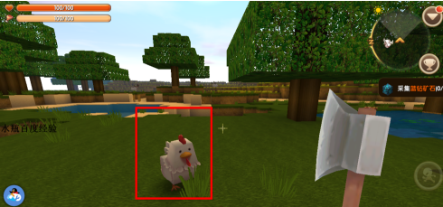 说说迷你世界怎么吃东西。 