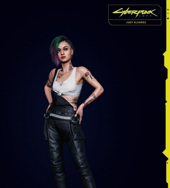 赛博朋克2077朱迪人设图鉴介绍