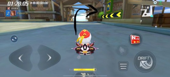 跑跑卡丁车手游里约屋檐上搜寻宝藏攻略