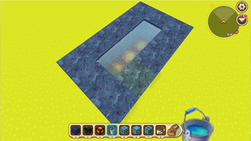 《迷你世界》水帘洞滑动门制作攻略