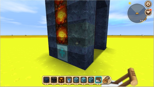 《迷你世界》水帘洞滑动门制作攻略