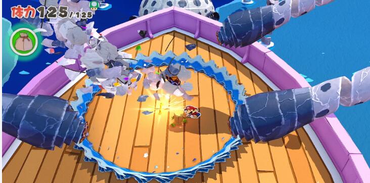 纸片马力欧：折纸国王纸糊鱿鱿老大如何玩 纸糊鱿鱿老大的打法攻略