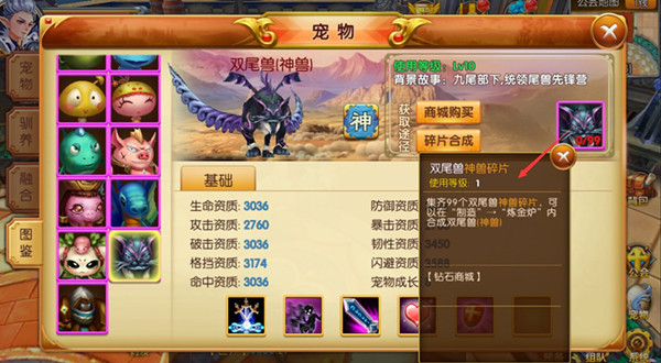 天天龙族宠物系统攻略