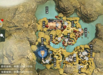 《楚留香》手游11月29日坐观万象打坐点位置分享