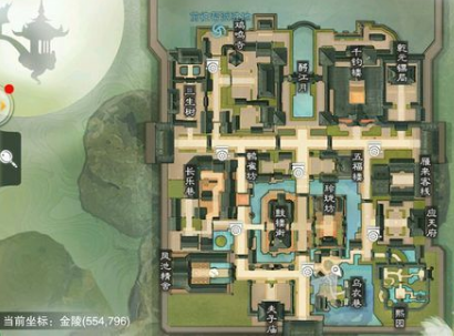 《楚留香》手游11月29日坐观万象打坐点位置分享