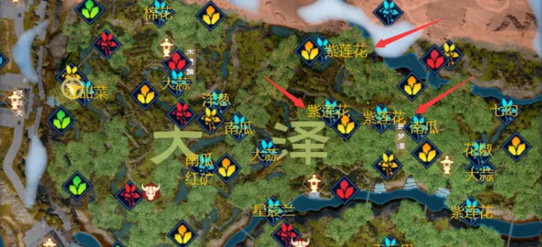 太荒初境紫莲花在哪里?太荒初境紫莲花位置介绍