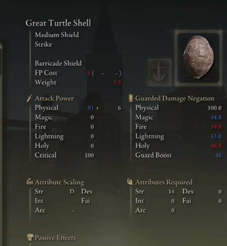 小编分享艾尔登法环龟壳盾怎么使用。 