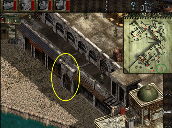 小编教你盟军敢死队1深入敌后第12关怎么过。 