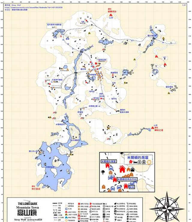 漫漫长夜地图一览2020 漫漫长夜中文地图标注汇总