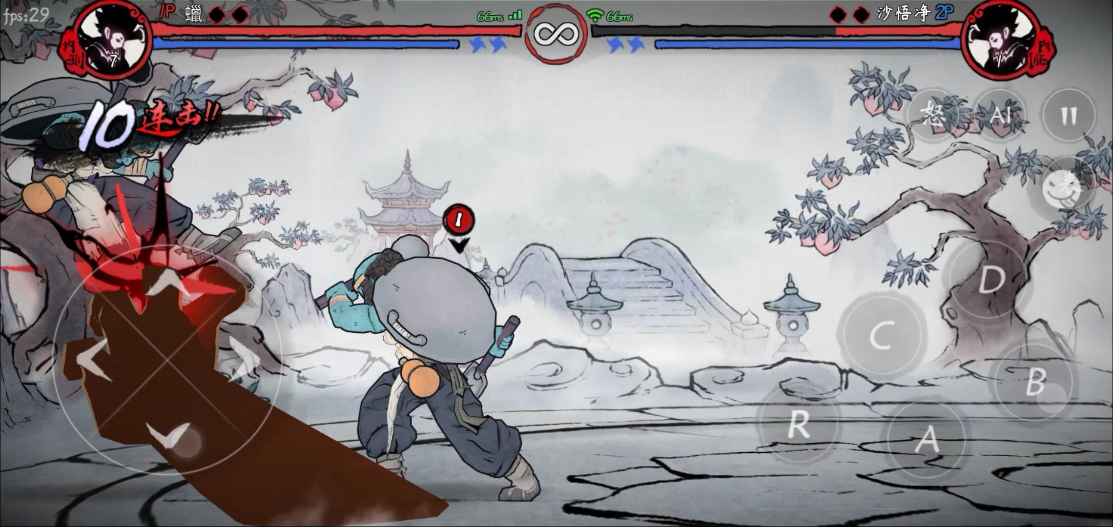 斗西游沙僧无限连招格斗技巧分享