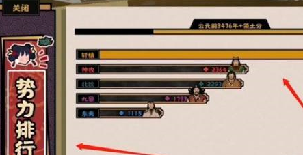 无悔华夏势力排行怎么看？无悔华夏看势力排行的具体操作