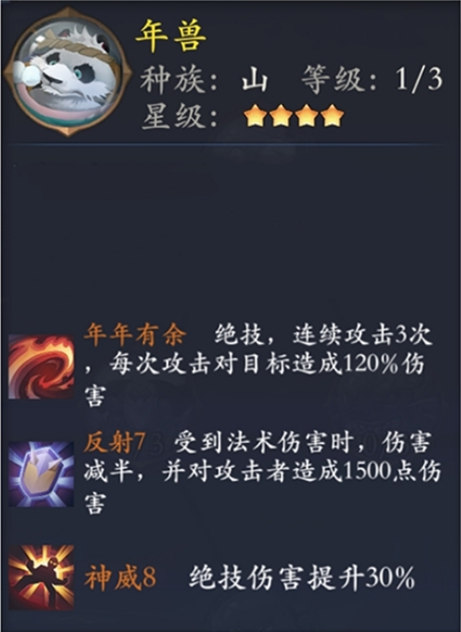 《长安幻世绘》年兽分享