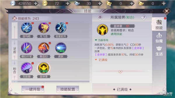 《完美世界》武侠技能提升的技巧分享