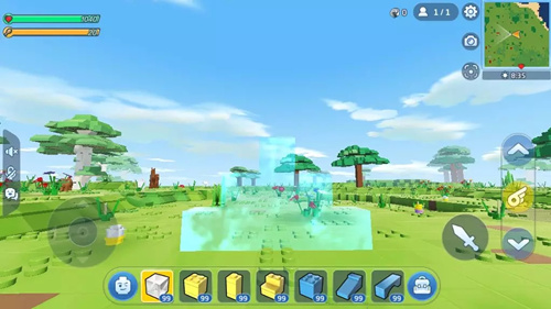 乐高无限玻璃栈道搭建方法