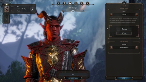 博德之门3怎么创建人物 博德之门3角色创建选项一览