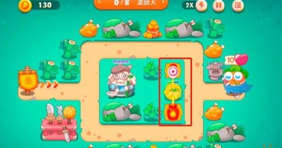 分享保卫萝卜4卧兔藏龙第15关怎么过。 