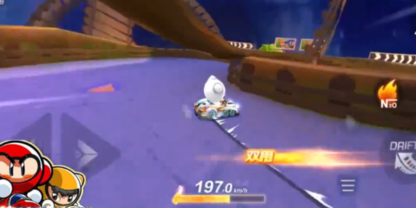 跑跑卡丁车手游中双甩的具体操作方法