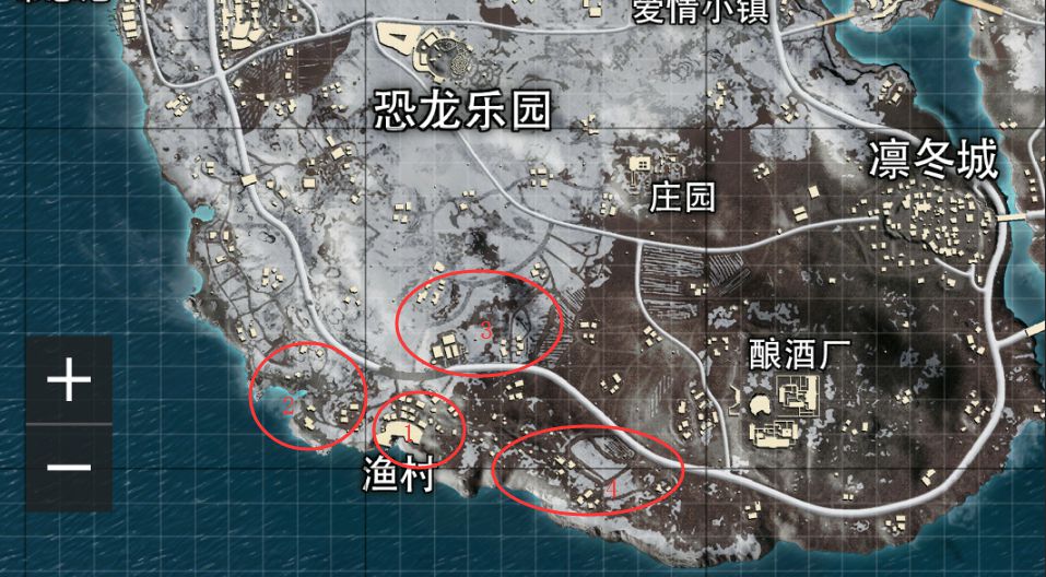 刺激战场雪地渔村地图与实战打法分享