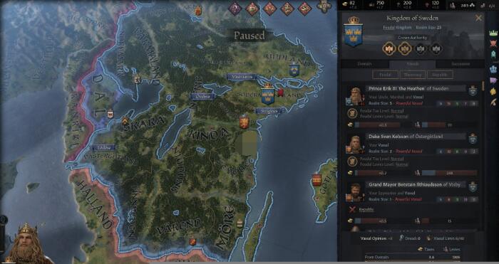 教你十字军之王3怎么收回封地。 