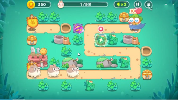 关于保卫萝卜4卧兔藏龙第34关怎么过。 