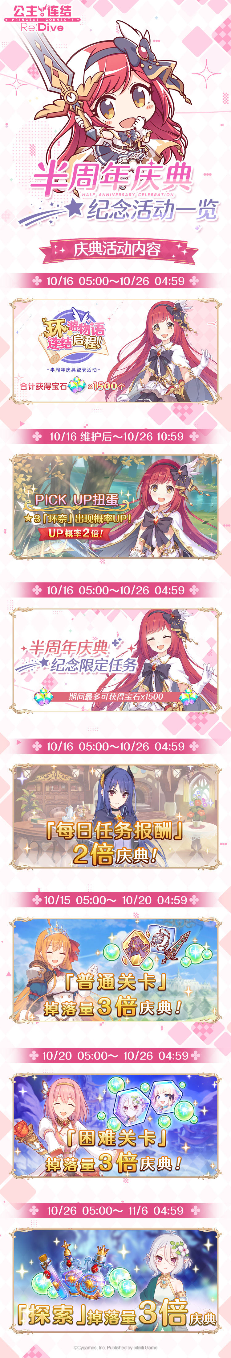 公主连结周年庆典活动攻略 公主连结半周年庆典活动有哪些