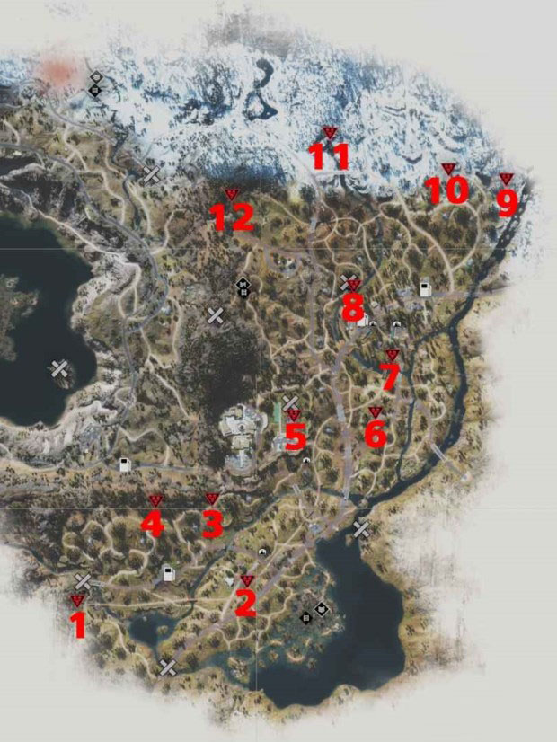 往日不再暴走潮全部位置一览 往日不再暴走潮在哪？