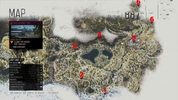 往日不再暴走潮全部位置一览 往日不再暴走潮在哪？