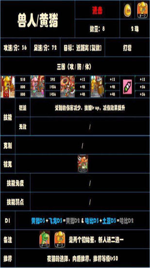 城与龙怪物图鉴具体详解