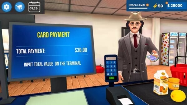 超市管理模拟器汉化破解版满级下载 v1.25.1 1